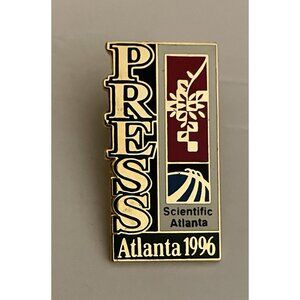 1996 Atlanta Olympics Scientific Atlanta Press Sponsor Pin Oympic Pin